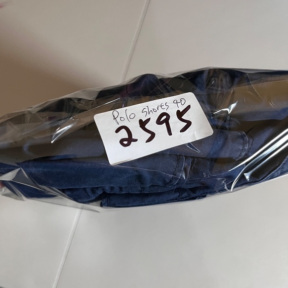 Polo Ralph Lauren Utility Classic Fit Cargo Shorts - Men's Size 40 - Blue - Picture 11 of 11